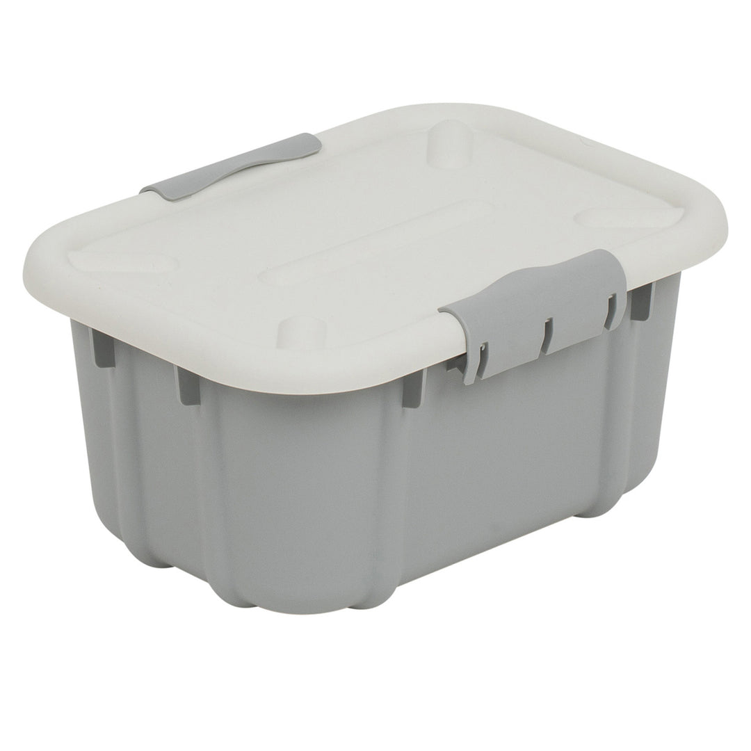 BranQ Velur 3.6L recipient de depozitare cu capac gri deschis