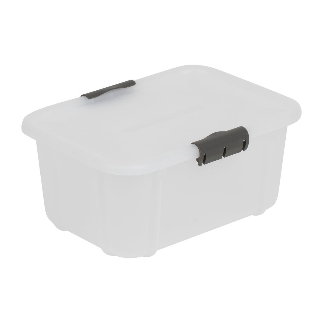 Recipient de depozitare BranQ Velur 8L cu capac - transparent