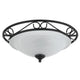 Lampa sufitowa Athen ceilingD37 E27 2x60W negru mat
