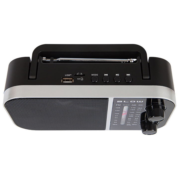 Radio analogic portabil AM/FM RA6 alimentat de la baterie și de la rețea Blow