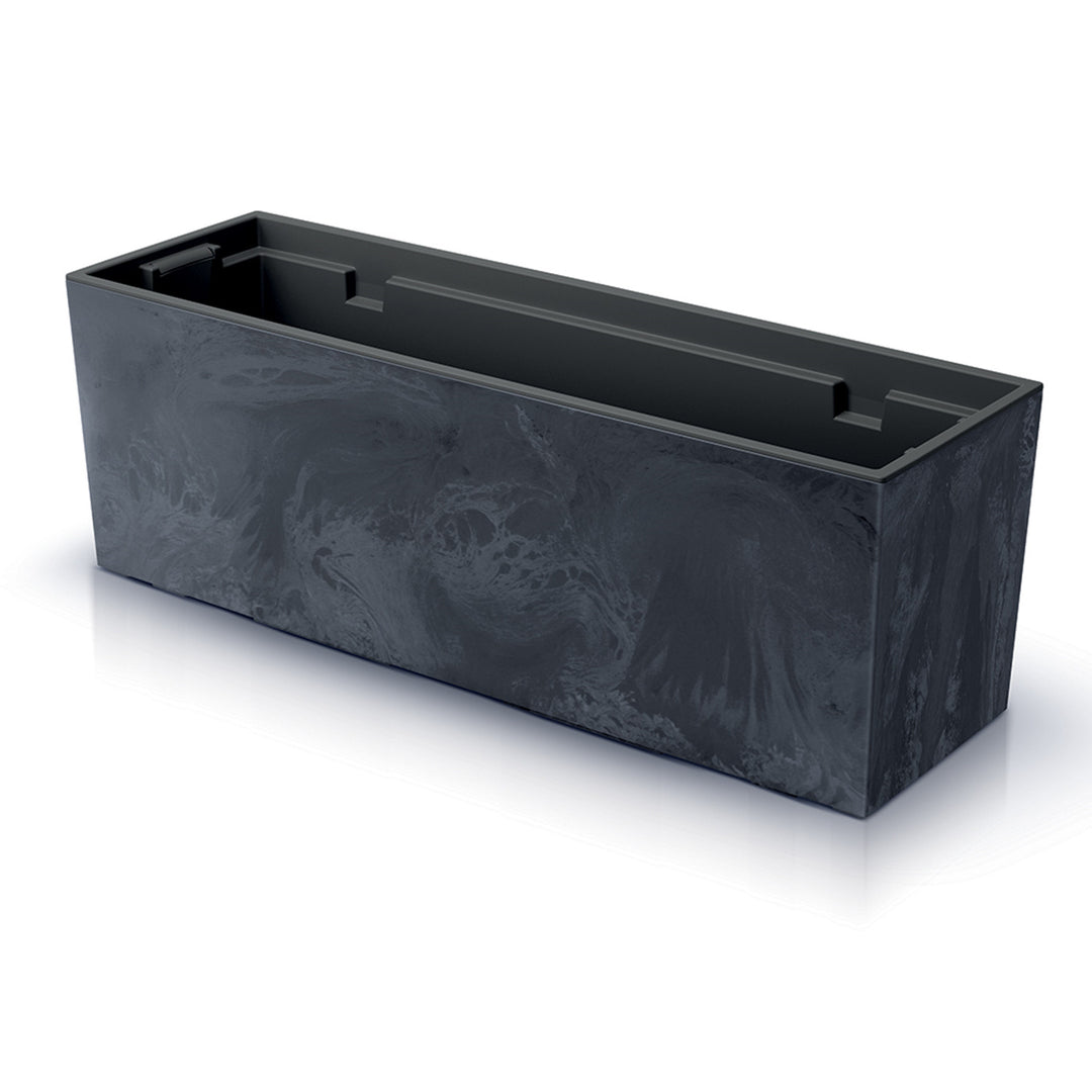 Prosperplast URBI CASE BETON EFFECT ghiveci de flori - antracit