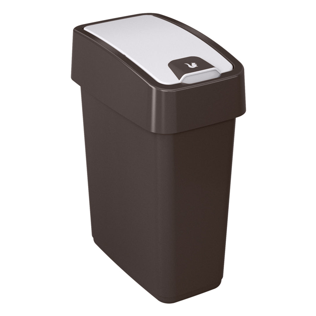 Coș de gunoi cu capac cu închidere prin împingere 10l Keeeper Magne - culoare grafit
