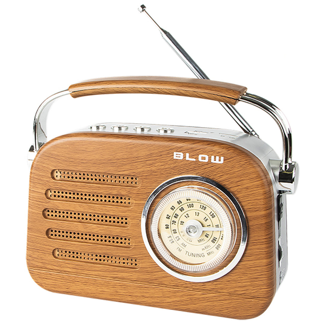 Radio portabil analogic AM/FM Bluetooth Baterie RA3 și sursă de alimentare Blow