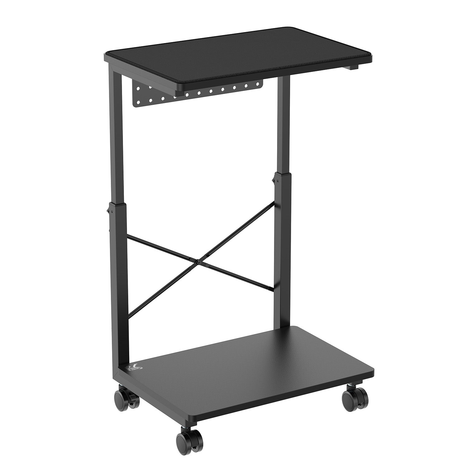 Support Pour Tour PC NanoRS RS430 - Étagère Amovible - Hauteur Réglable 55-85cm - Capacité 80kg - Mobile Avec Roulettes