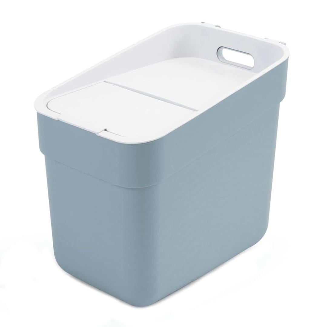 Coș de gunoi Curver, pentru reciclare, 20 litri, gri-albastru, gata de colectare