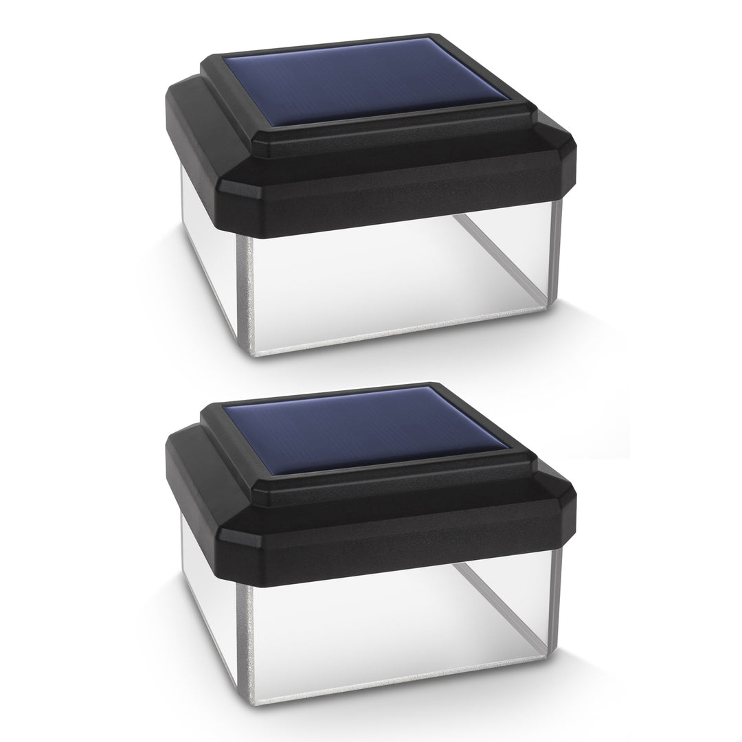 Lampa solara 2x GreenBlue LED cu LED-uri GreenBlue, 80x80mm, învelișul plic, GB127