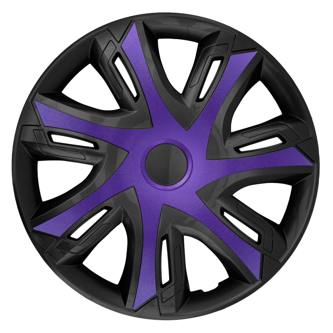 Capac jante N-Power bicolor 16", 1 buc, universal, mov-negru