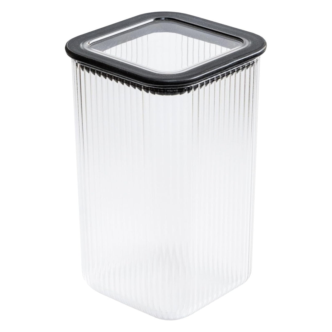 Recipient pentru alimente BranQ Neroli 1191, 1.5 L, negru-transparent