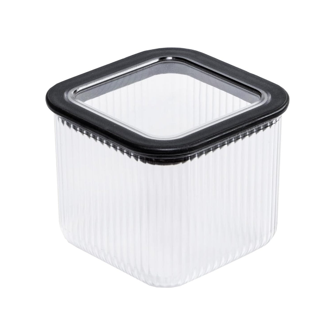 Recipient pentru alimente BranQ Neroli 1194, 0.7 L, negru-transparent