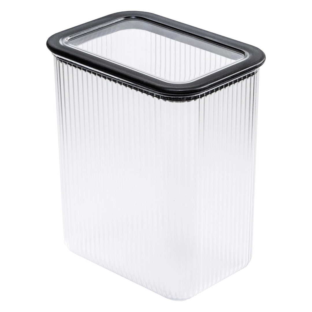Recipient de bucătărie Branq, pentru alimente, 2,33 l, transparent cu sigiliu negru, Neroli