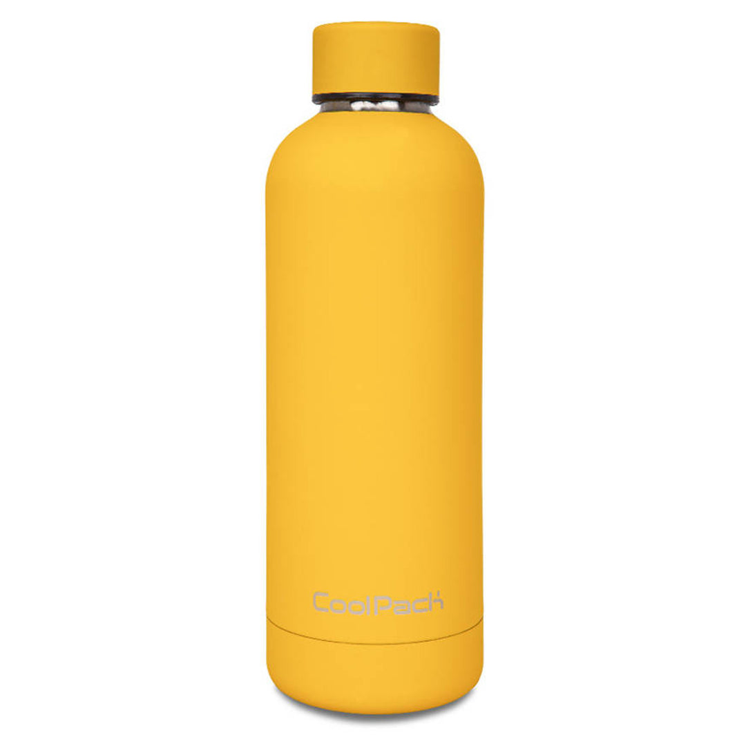 Sticlă termică Coolpack, 500ml, oțel inoxidabil, galben, Bonet Z23005