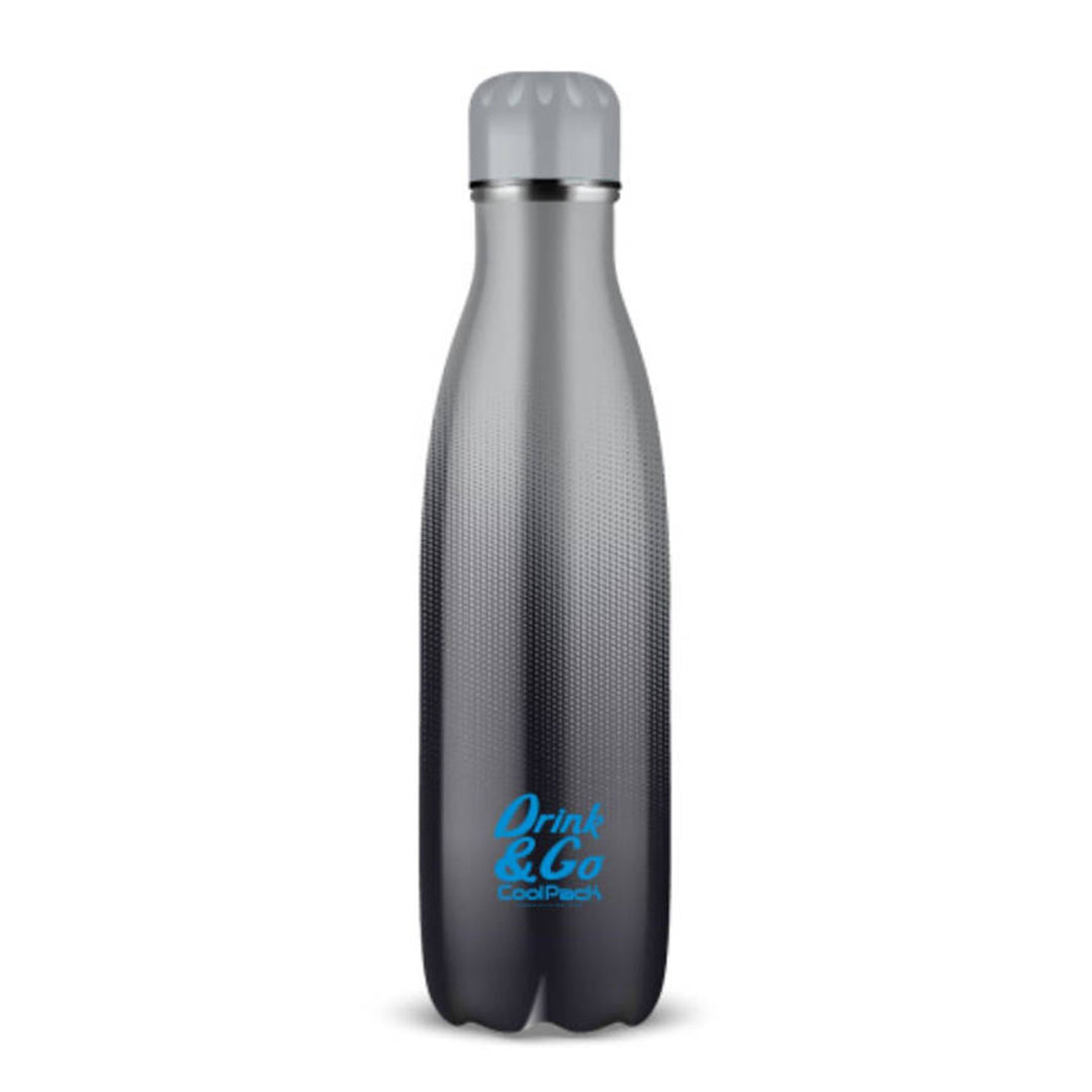 Sticlă termică Coolpack, 0,5L, oțel inoxidabil, gri, Drink & Go Z04511