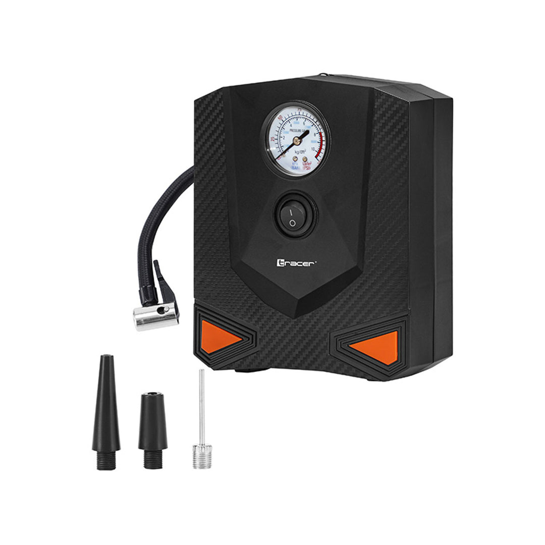 Compresor Tracer, pentru mașină, motocicletă, bicicletă, minge, 120W, 8 bar, RES-03ML