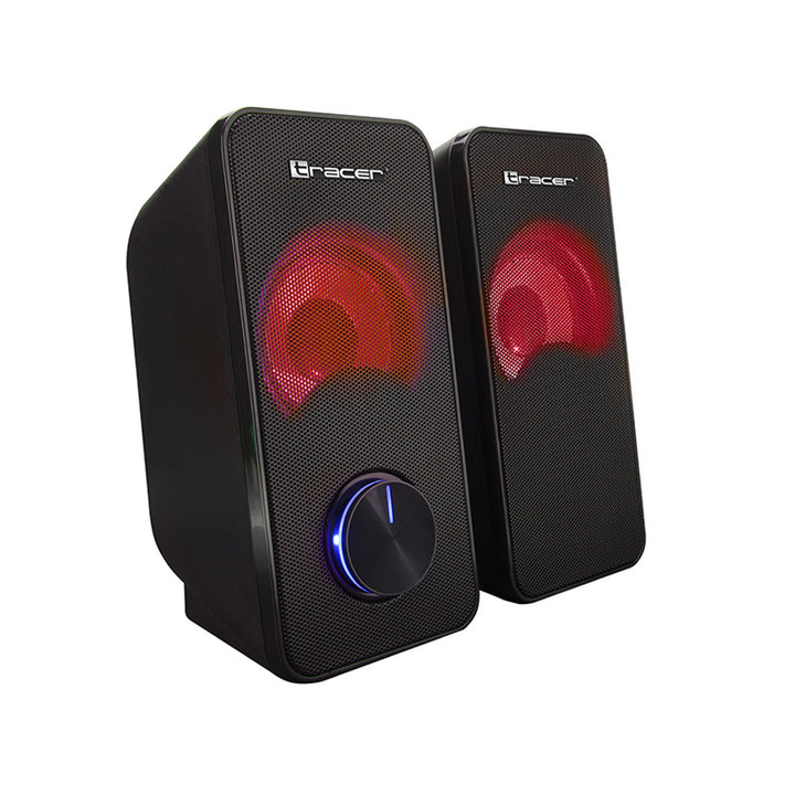 Difuzoare Tracer, iluminare de fundal RGB, 6 W RMS, sursă de alimentare USB, Loop