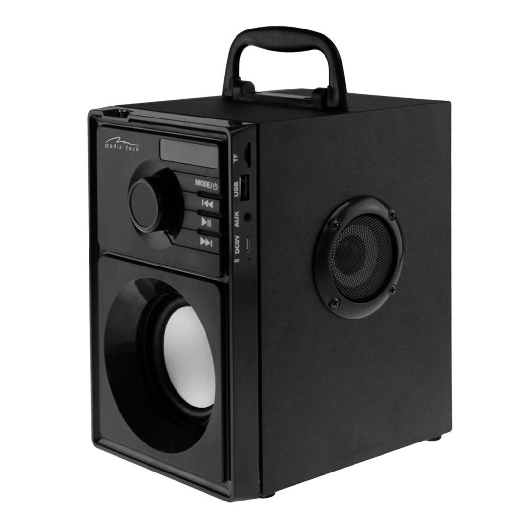 Boxa wireless Media-Tech, Bluetooth 5.1, radio FM, AUX, RMS 15W, MT3179
