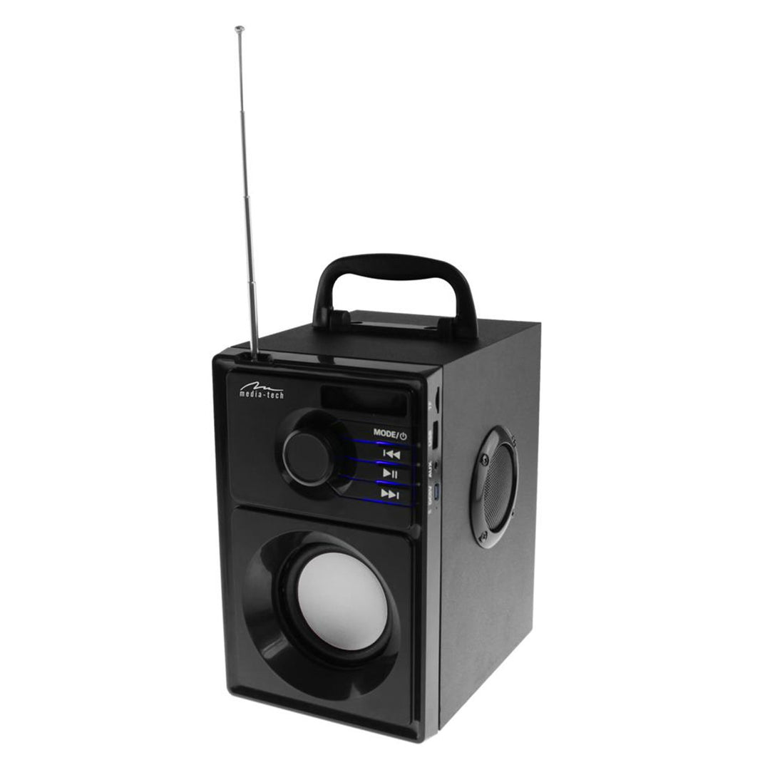 Boxa wireless Media-Tech, Bluetooth 5.1, radio FM, AUX, RMS 15W, MT3179