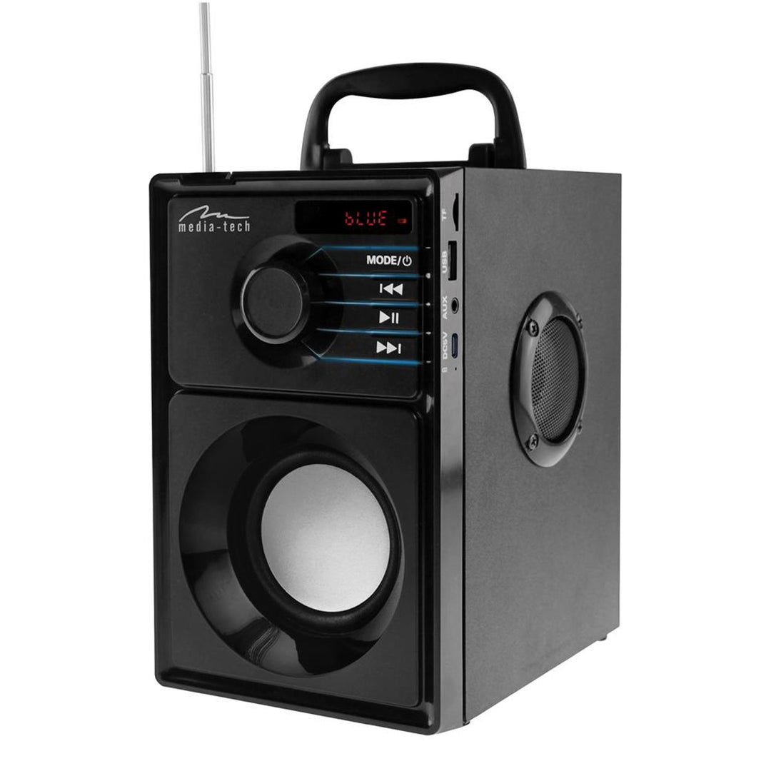 Boxa wireless Media-Tech, Bluetooth 5.1, radio FM, AUX, RMS 15W, MT3179