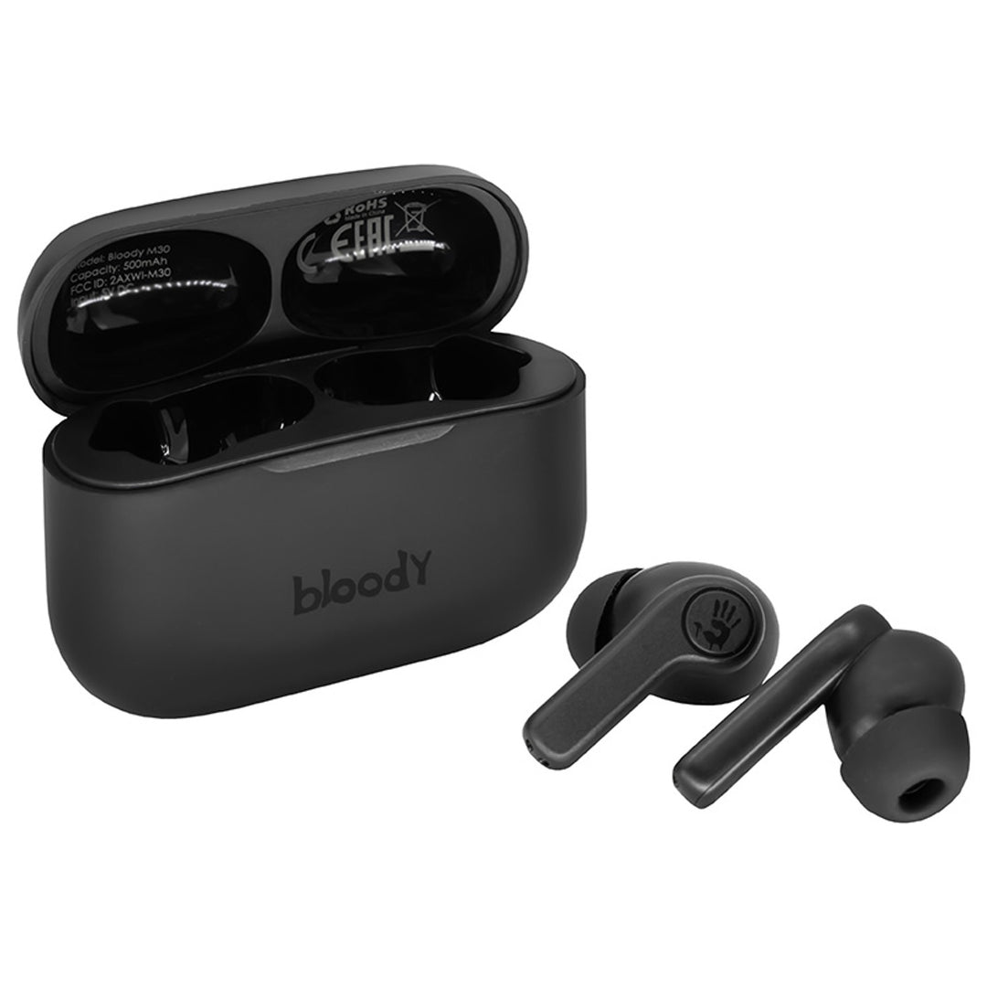 Căști fără fir A4TECH, Bluetooth 5.0, BLOODY TWS M30 Negru