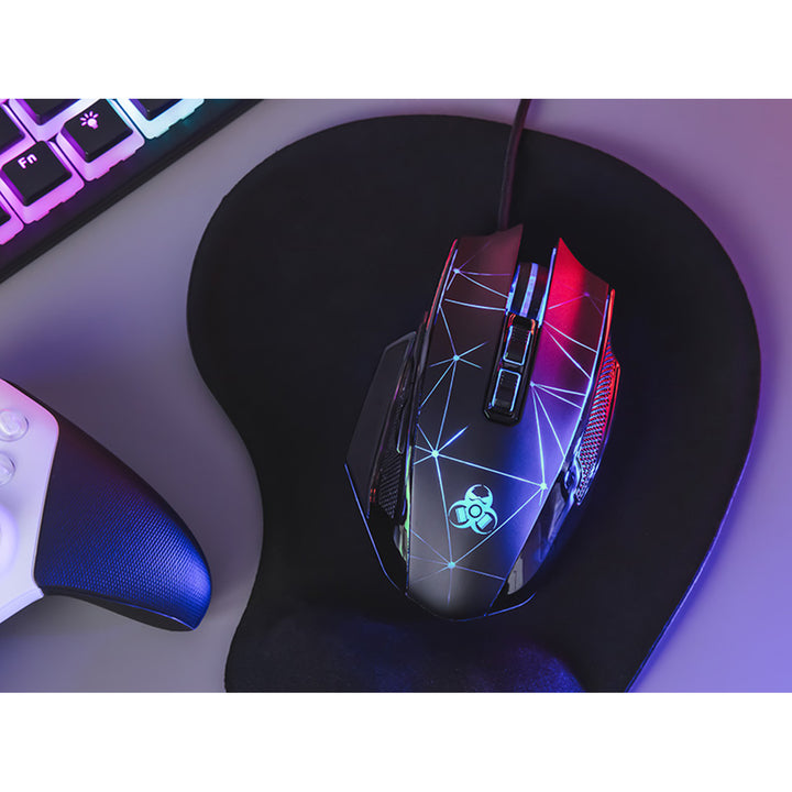 Mouse de gaming Tracer Space, iluminare din spate RGB, 7200 DPI