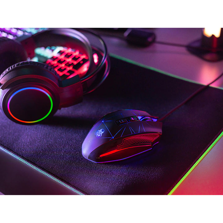 Mouse de gaming Tracer Space, iluminare din spate RGB, 7200 DPI