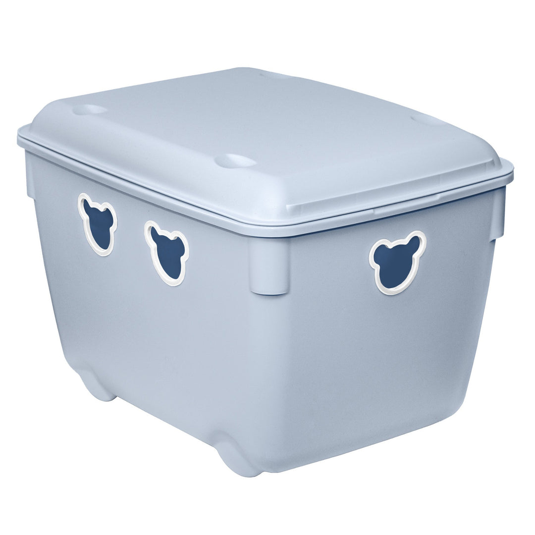 Coș de jucării Branq, 40l, durabil, albastru, Bear