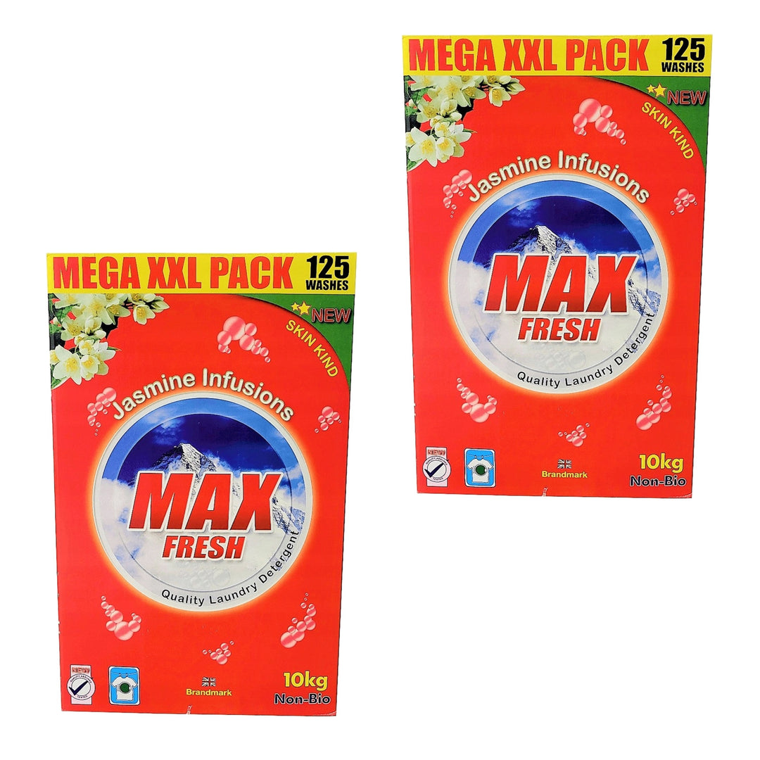 Set 2 cutii detergent de spalat rufe, universal, 2x 10 kg, 250 spălări