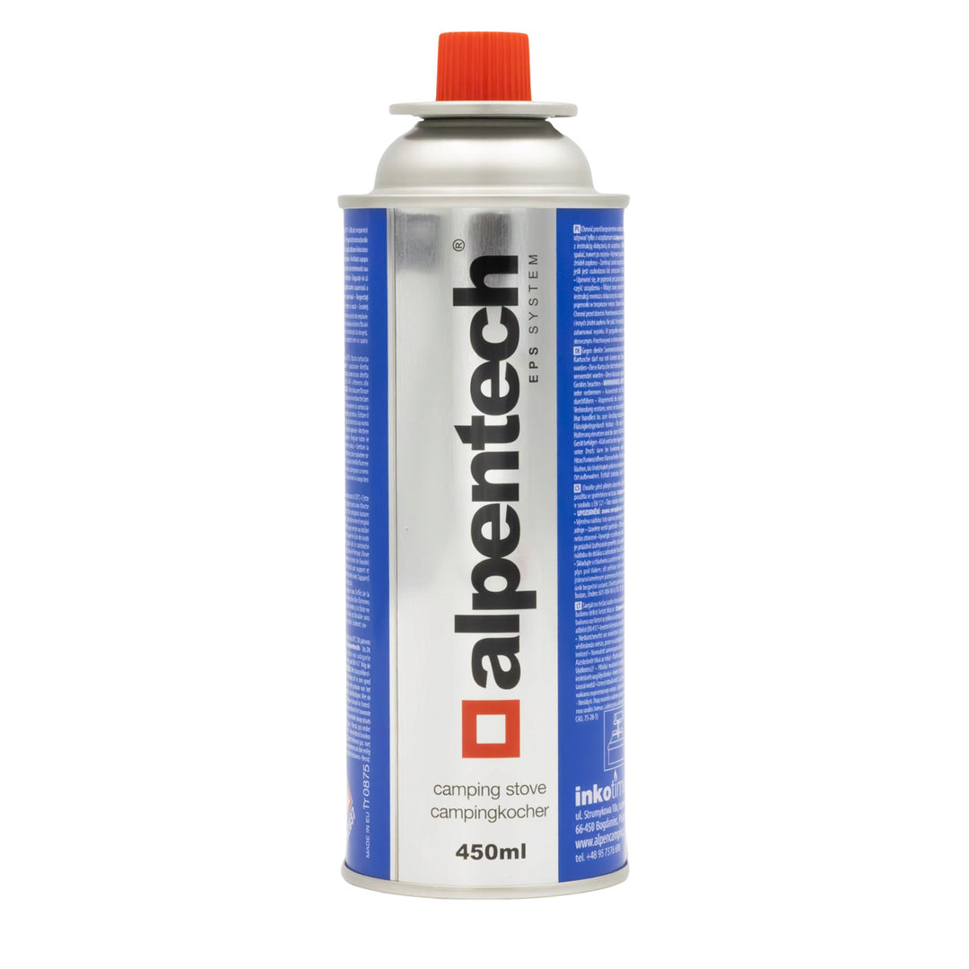 Cartuș de gaz Alpentech 450ml, conform EN417, izobutan, sistem EPS, IK301