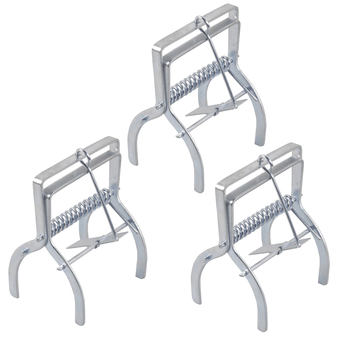 Capcană metalică pentru dăunători Greenmill, oțel galvanizat, lățime 9 cm, GR5103, 3 bucăți
