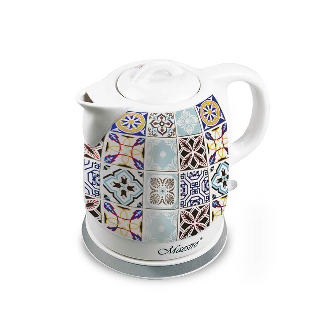 Ceainic ceramic Maestro, fără fir, 1200W, capacitate 1,5l, MR-066-Porto
