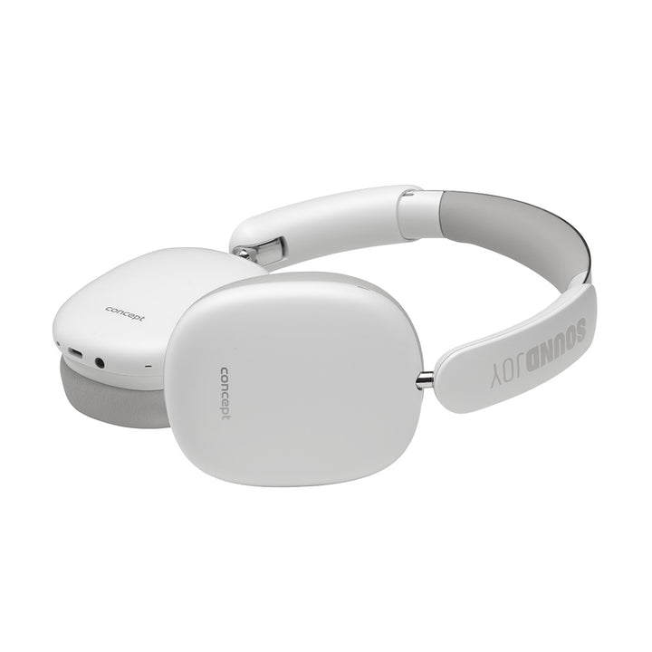 Căști in-ear wireless Concept SoundJoy, până la 70 de ore timp de redare, Bluetooth 5.4, încărcare rapidă, anulare activă a zgomotului până la 33dB, alb, HS4061