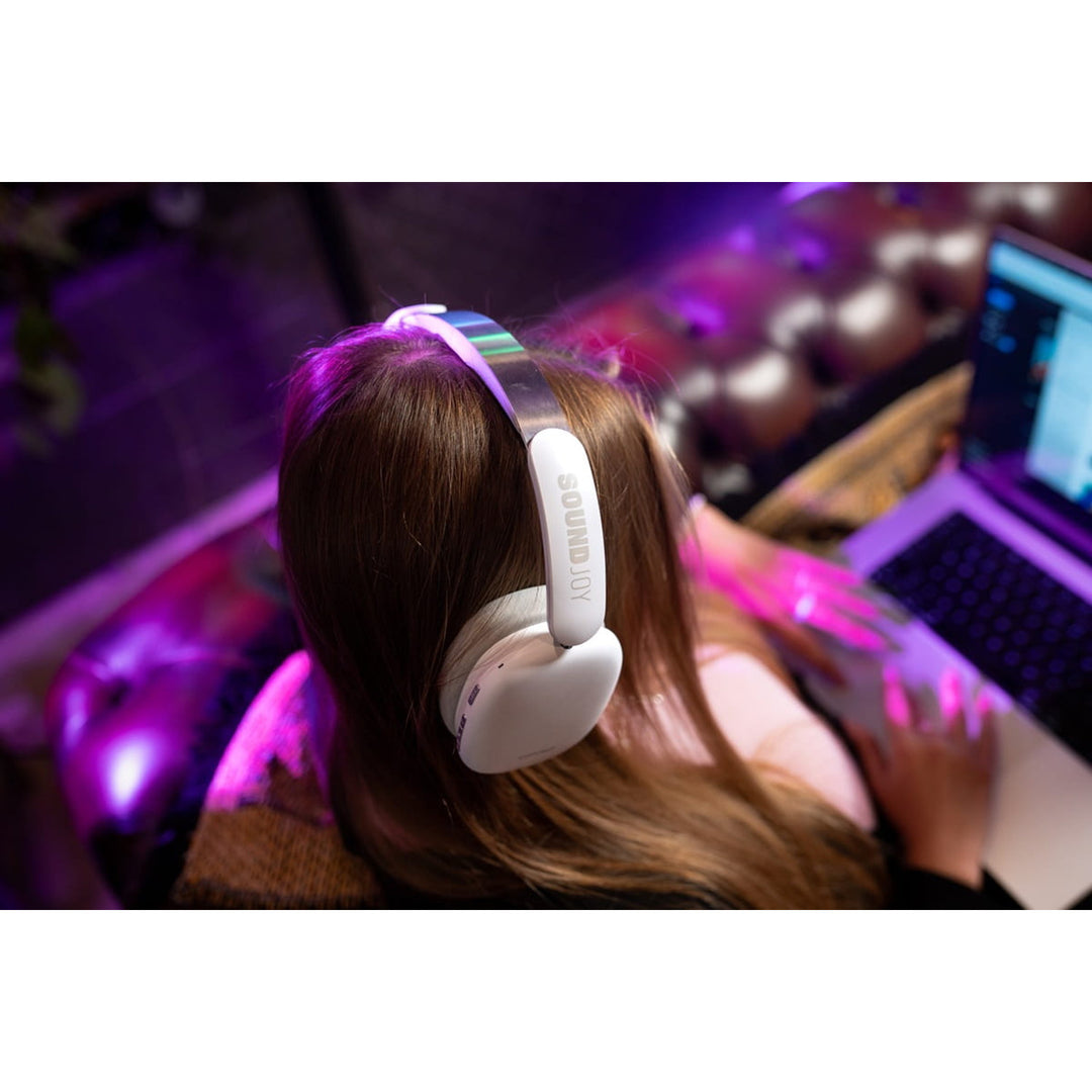 Căști in-ear wireless Concept SoundJoy, până la 70 de ore timp de redare, Bluetooth 5.4, încărcare rapidă, anulare activă a zgomotului până la 33dB, alb, HS4061