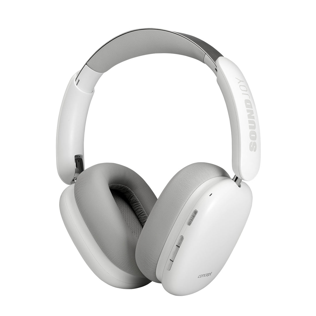 Căști in-ear wireless Concept SoundJoy, până la 70 de ore timp de redare, Bluetooth 5.4, încărcare rapidă, anulare activă a zgomotului până la 33dB, alb, HS4061