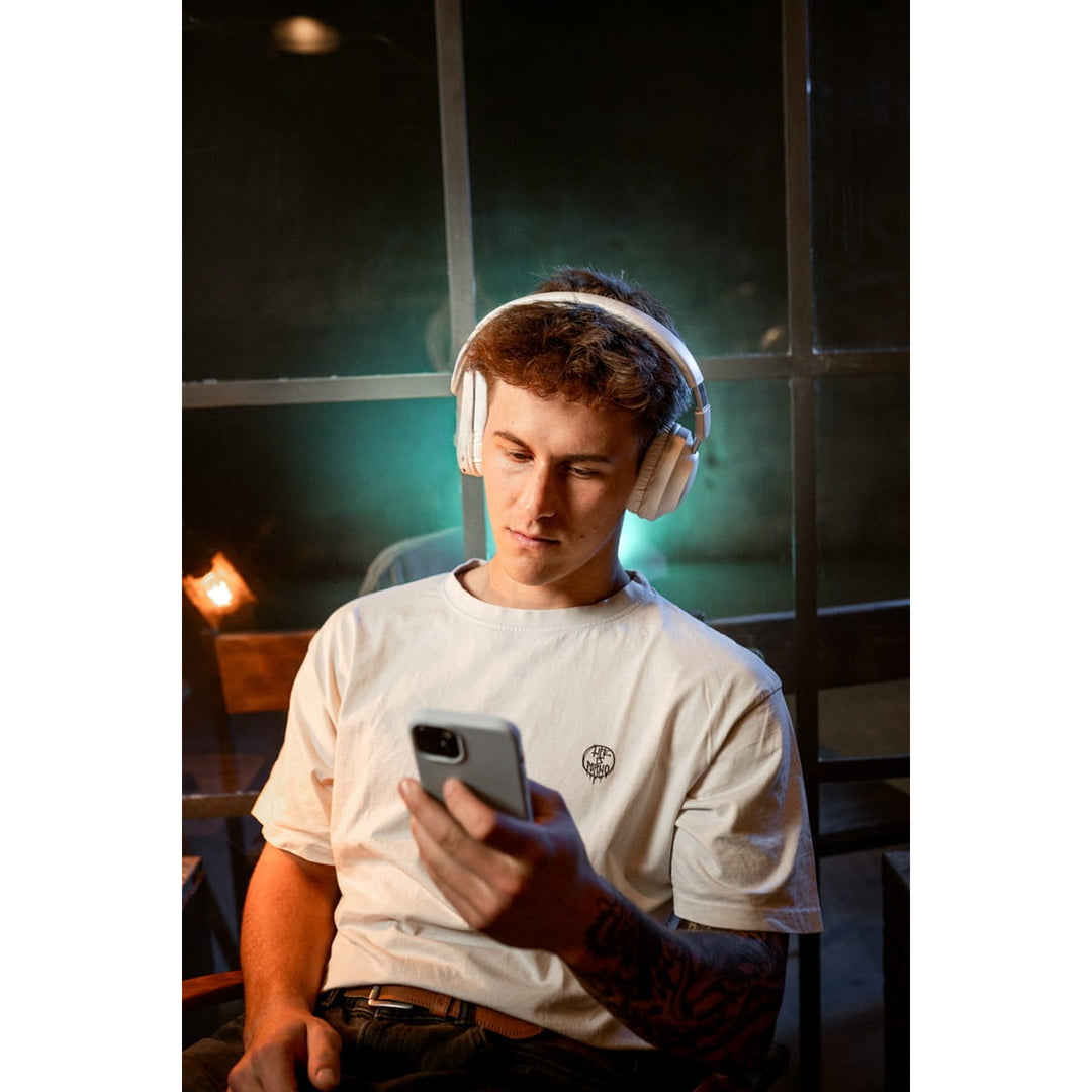 Căști in-ear wireless Concept SoundJoy, până la 45 de ore timp de redare, Bluetooth 6.0, încărcare rapidă, anulare activă a zgomotului până la 18dB, alb, HS4081