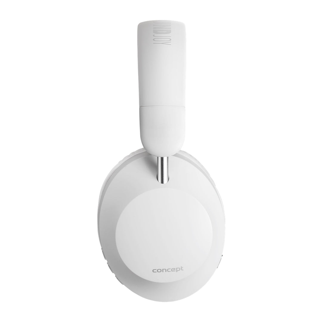 Căști in-ear wireless Concept SoundJoy, până la 45 de ore timp de redare, Bluetooth 6.0, încărcare rapidă, anulare activă a zgomotului până la 18dB, alb, HS4081