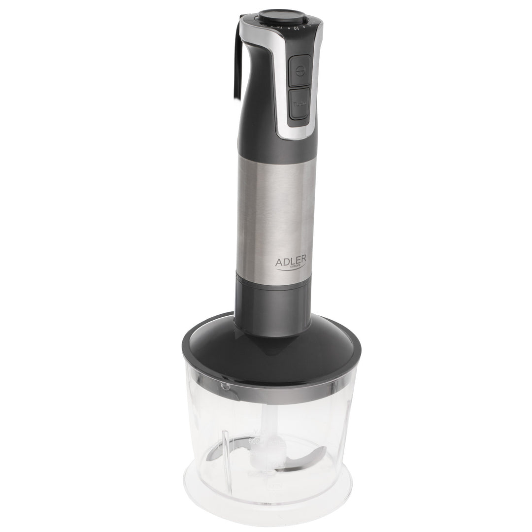 Blender de mână Adler, multifuncțional, putere 1800W, gri, funcție turbo, AD 4627 g