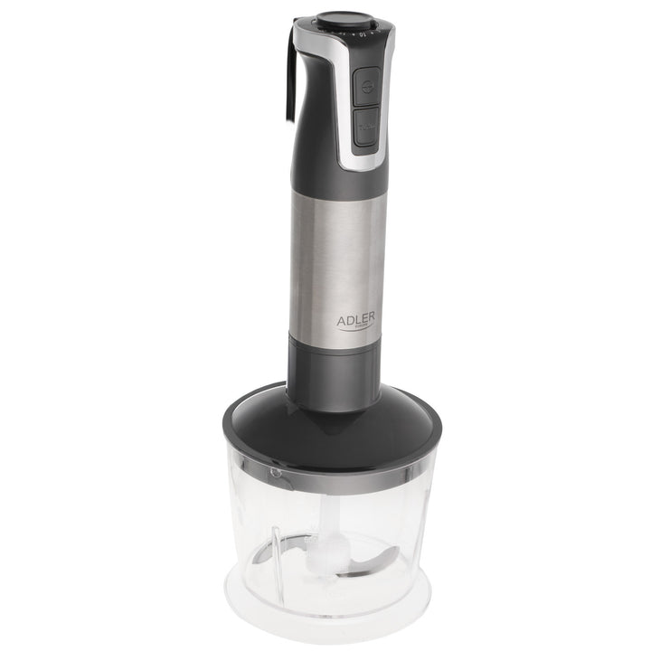 Blender de mână Adler, multifuncțional, putere 1800W, gri, funcție turbo, AD 4627 g
