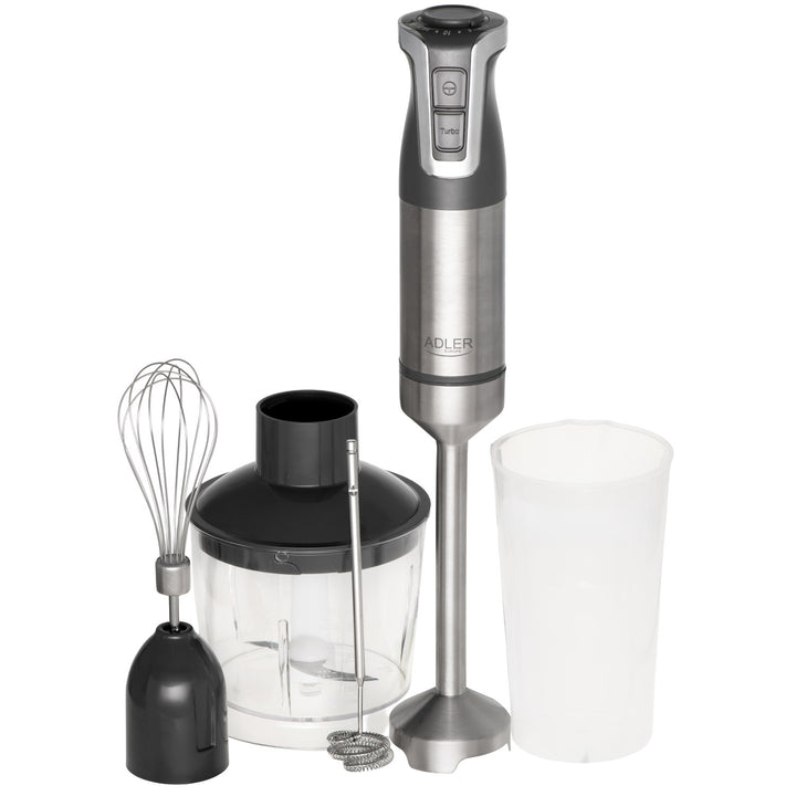 Blender de mână Adler, multifuncțional, putere 1800W, gri, funcție turbo, AD 4627 g