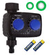 Controler electronic de irigare GreenBlue, programator, sursă de alimentare 2x 1.5V AA, GB391 + 2x Varta Industrial baterii alcaline AA