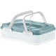 Recipient pentru alimente Dolce 39x28,5 cm, culoare turcoaz, DOMOTTI