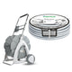 Cărucior pentru furtun de grădină + furtun de grădină Vartco Silver 1/2" 20 m Agaplast
