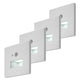 Lampa Lunca LED 1 W IP20 albă 3000, 4500, 6500 K, senzor de mișcare, senzor de lumină, 77198, 4 bucăți