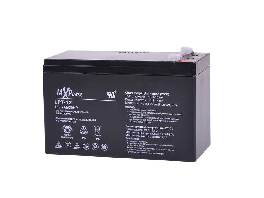 Baterie cu gel Rebel Power 12V 7.5 Ah fără întreținere