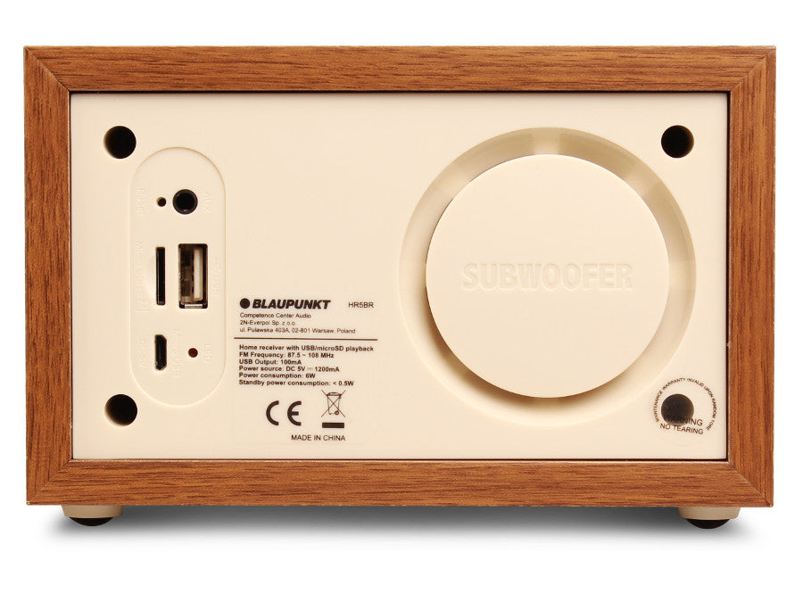 Radio Blaupunkt, radio FM, SD/USB/AUX, HR5BR