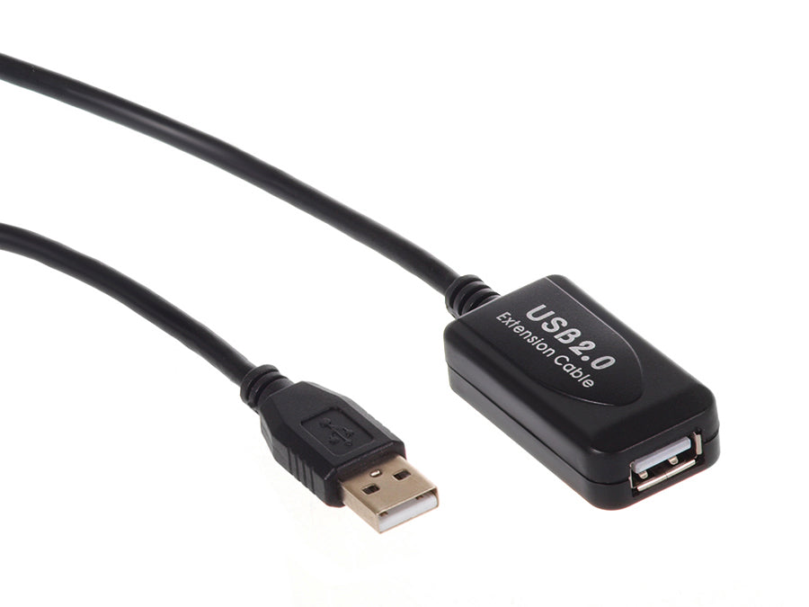 Maclean MCTV -757 Cablu de extensie USB 2.0 Active 480Mbps Viteză 10m Transfer de date Windows