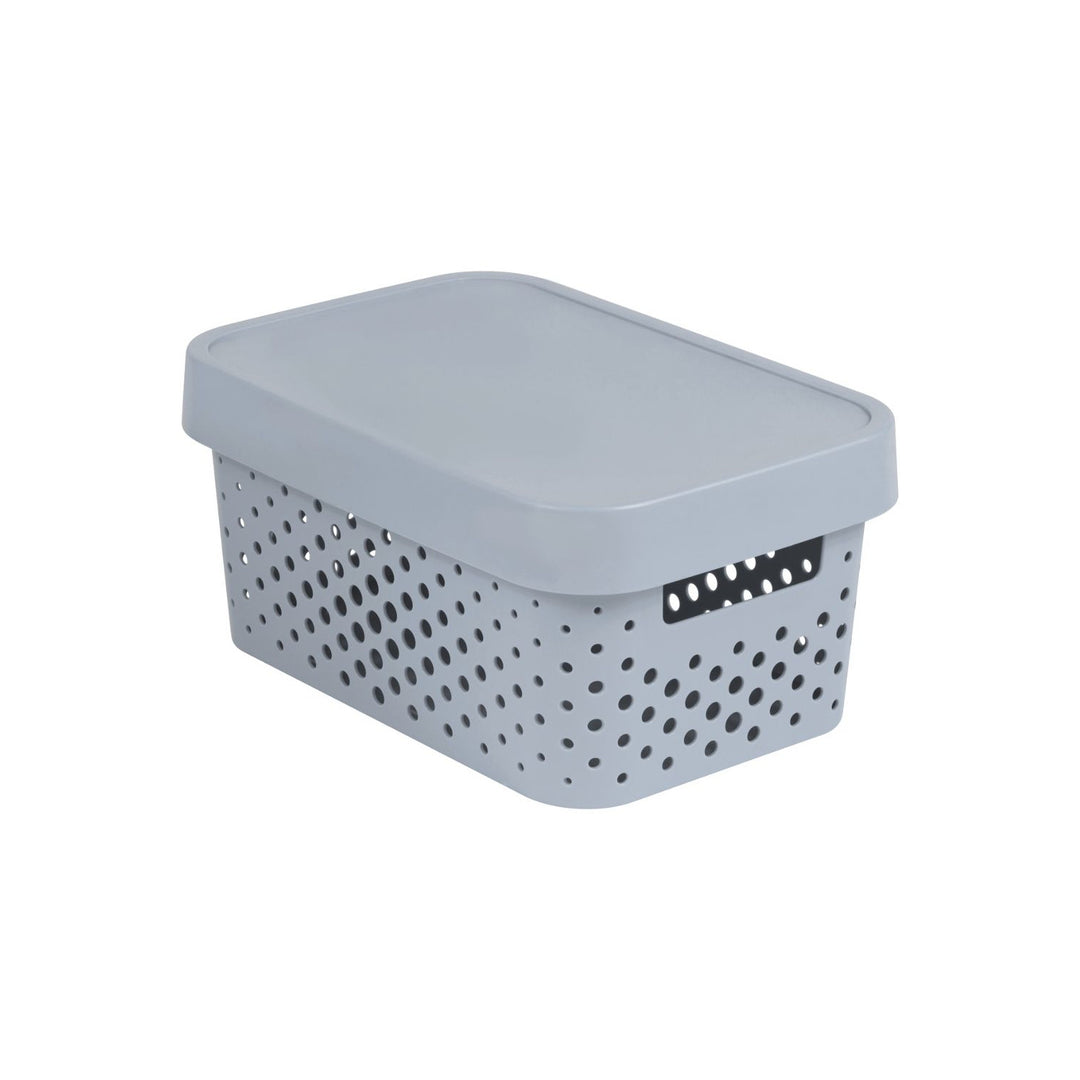 Container ajurat Curver Infinity 4.5L cu capac gri
