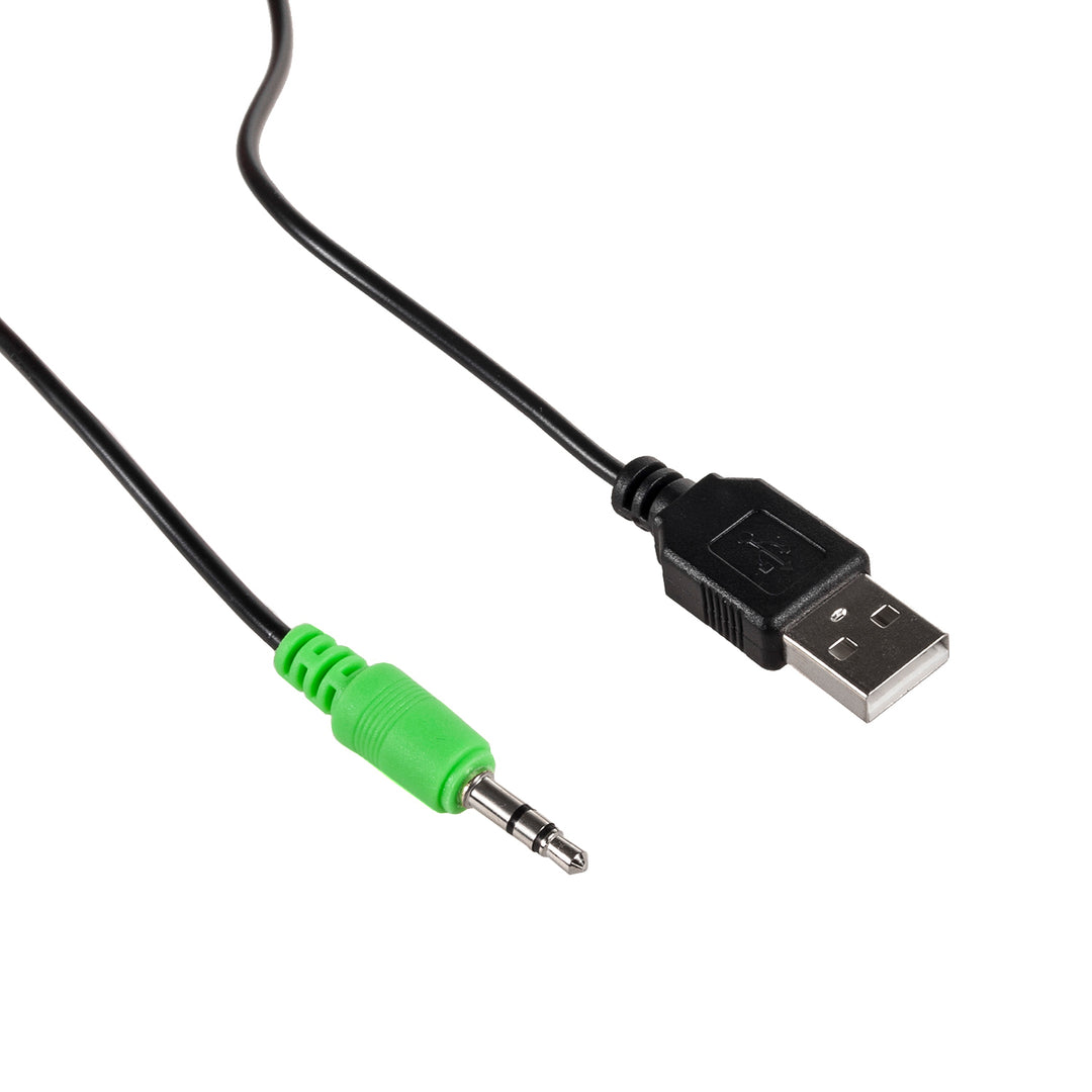 Difuzoare de calculator Audiocore de 6W, USB, negru, AC805