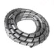 Maclean Capac de cablu, mascare, (20,4 * 22 mm), 3m, spirală argintie, MCTV-687S