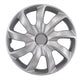 Capace de roți argintii de 15 inch Stig NRM 4x OPEL FORD CITROEN AUDI VW
