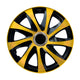 Capace de butuci universale 14" NRM DRIFT Extra auriu/negru 4 bucăți