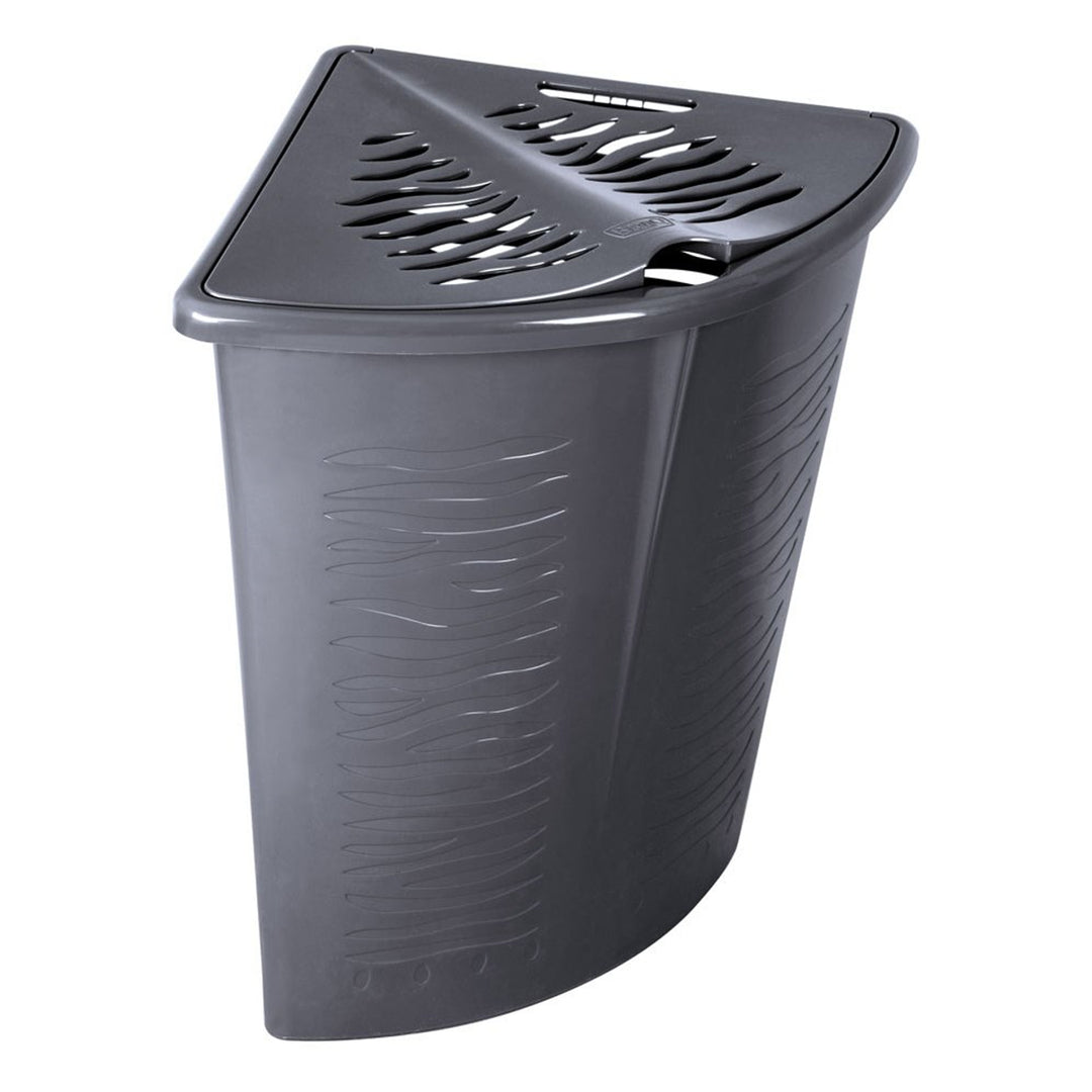 BranQ - Coș de rufe Corners 4.5L | Zebra - Alb și negru